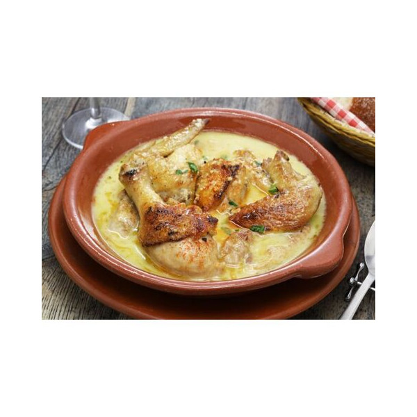 Shkmeruli (შხმერული) – Hähnchen in Knoblauchsoße - Shkmeruli