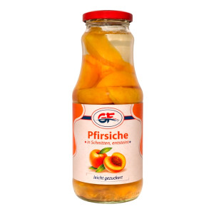 Pfirsich-Fruchtgetränk - leicht gezuckert - 1 L, GF