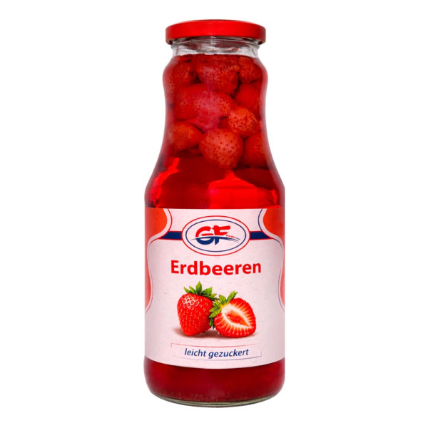 Erdbeer-Fruchtgetränk - leicht gezuckert - 1 L, GF