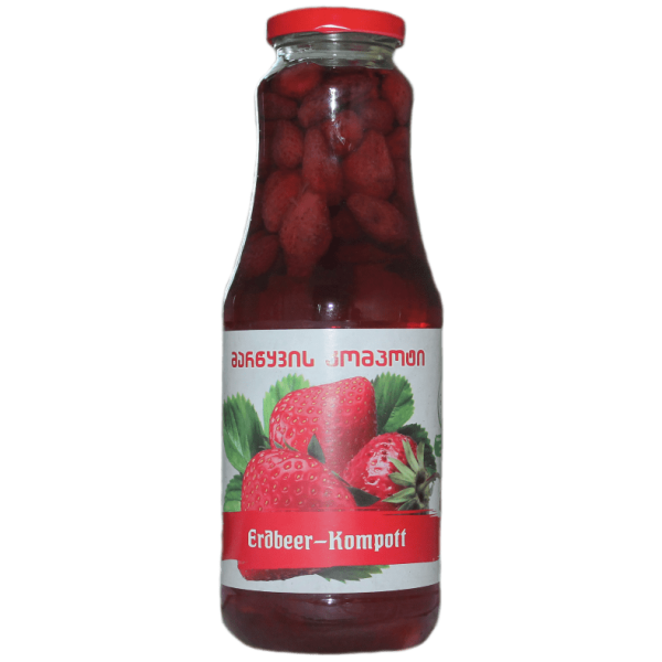 Erdbeer-Fruchtgetränk - leicht gezuckert - 1 L, GF