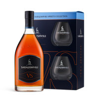 Sarajishvili VS Gold Box 0,7l mit Glässer