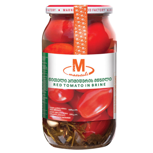 Eingelegte Rote Tomaten 1000g, Marneuli
