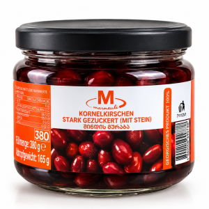 Kornelkirschen in Zuckersirup - 365g, Marneuli