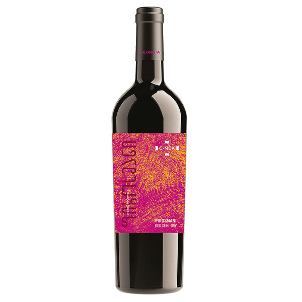 Pirosmani Rotwein Halbtrocken 2021, C.NEK, Georgischer Wein