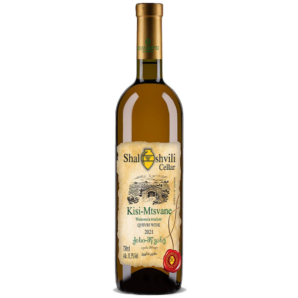 Kisi-Mtsvane Qvevri Weißwein Trocken 2021, Winery Shaloshvili