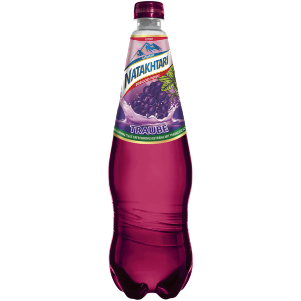 Natakhtari Traube – Kohlensäurehaltiges Erfrischungsgetränk, 1,0 L PET