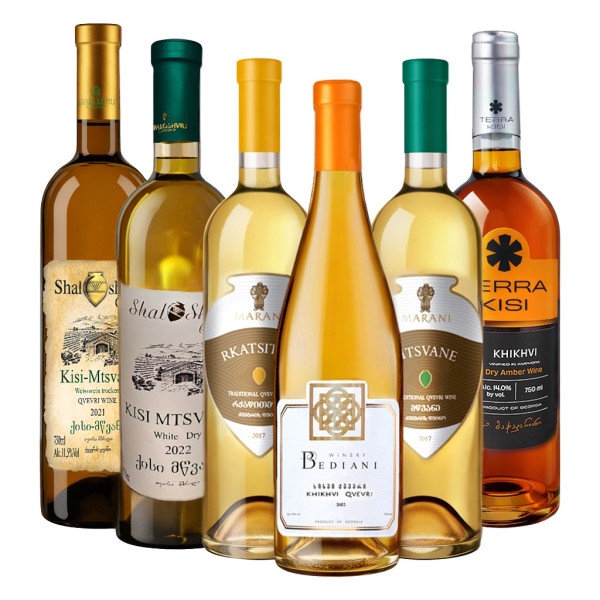6er Probierpaket Georgien Weißwein Set – Qvevri & Klassisch