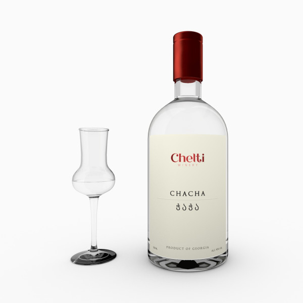 Chacha Traubenschnaps 0,5l, Chelti Winery